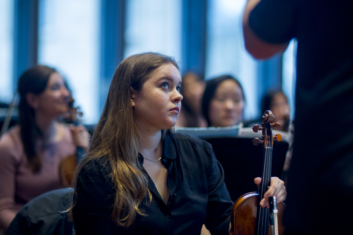 Student in Yale Philharmonia