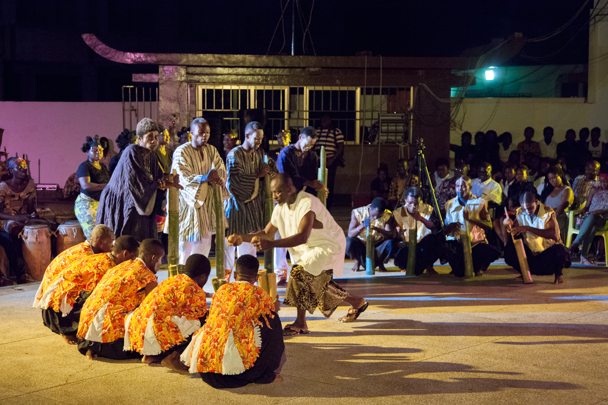 African ensemble performing at 2014 Unity Concert in Ghana