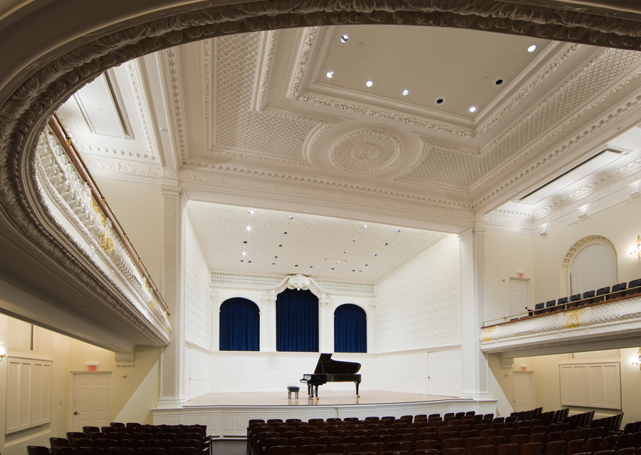 Morse Recital Hall in Sprague Memorial Hall