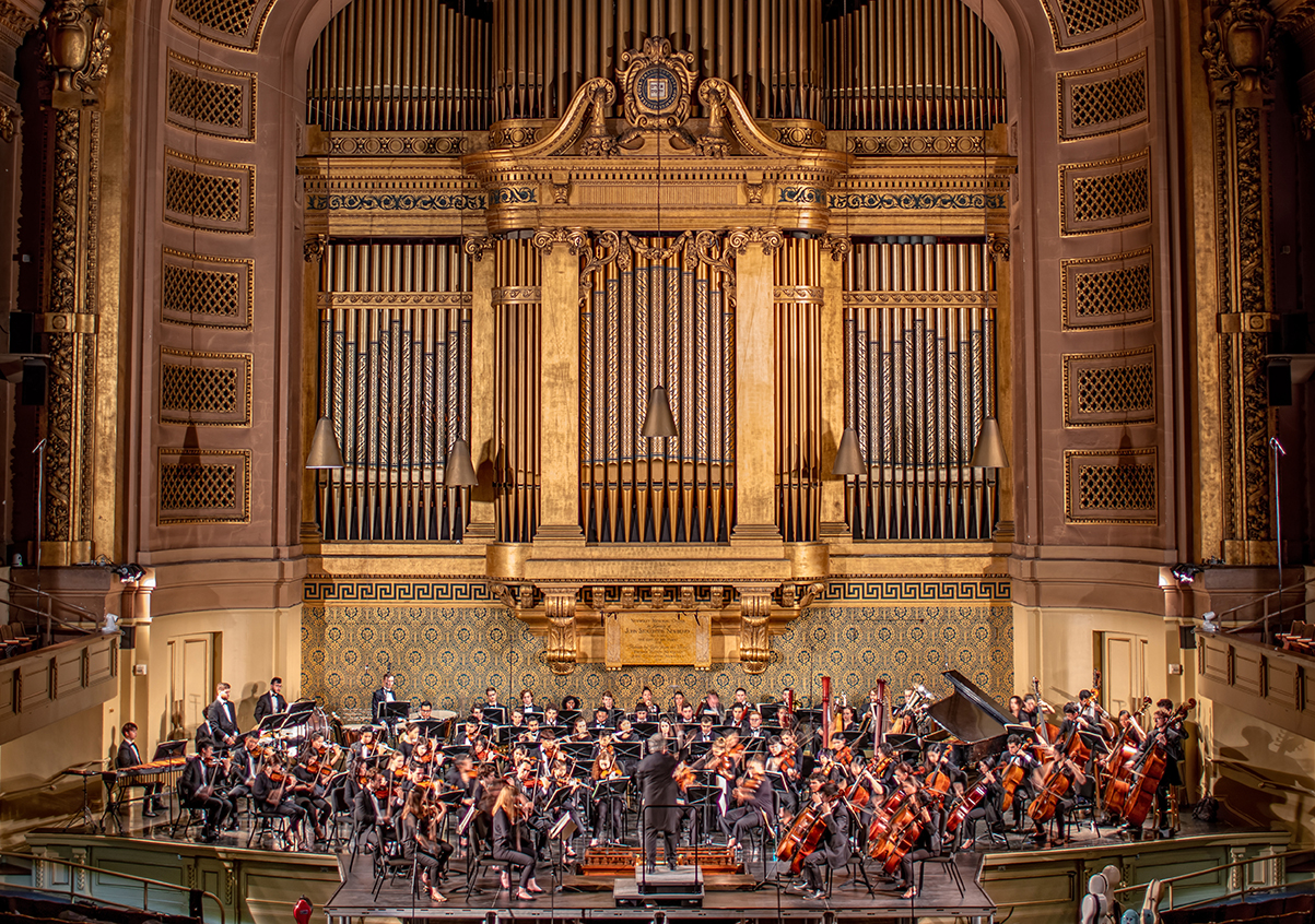 Yale Philharmonia perform in Woolsey Hall