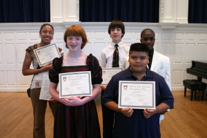 Winners of the 2008 Yale/New Haven Young Artist Solo Competition