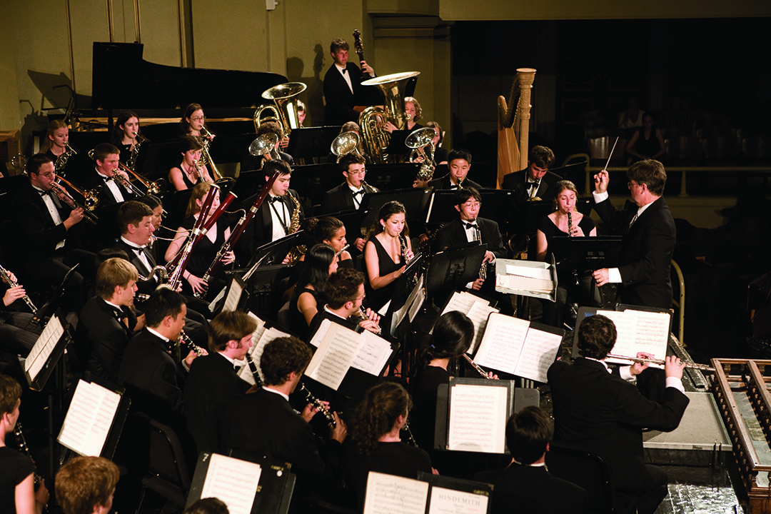 Yale Concert Band performing