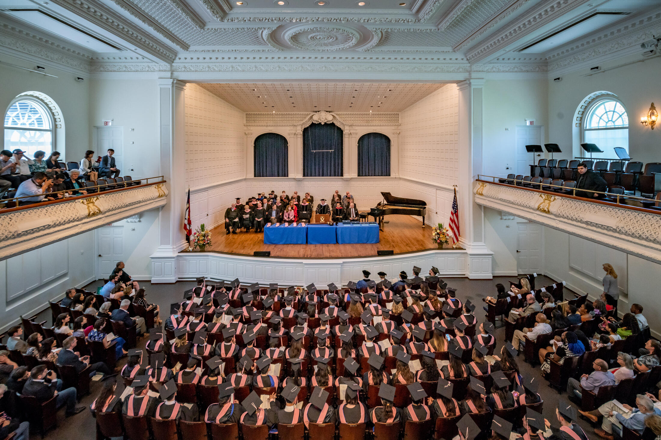 YSM Students at Commencement in Sprague Hall