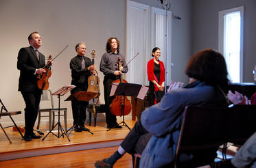 Photo of a concert taking place at the Collection.