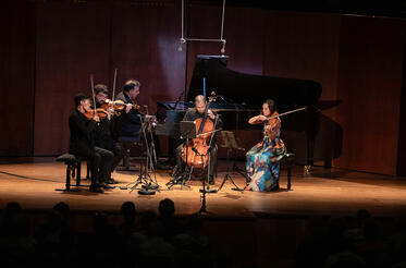 parker quartet with max levinson at the norfolk music shed